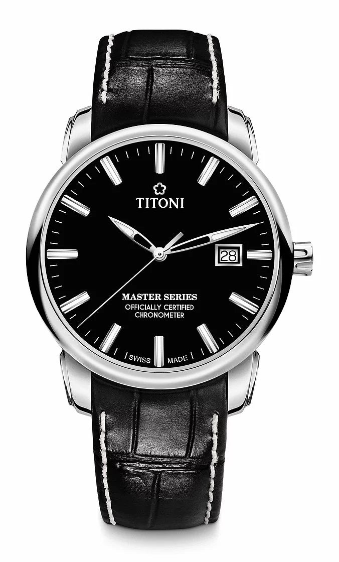 Titoni Master Series Chronometer Black (41mm) 83188 S-ST-577