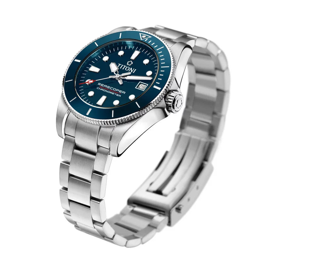 Titoni Seascoper 300 Blue (42mm) 83300 S-BE-705