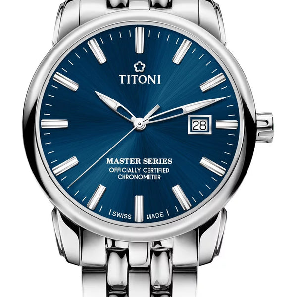 Titoni Master Series Chronometer Blue (41mm) 83188 S-661