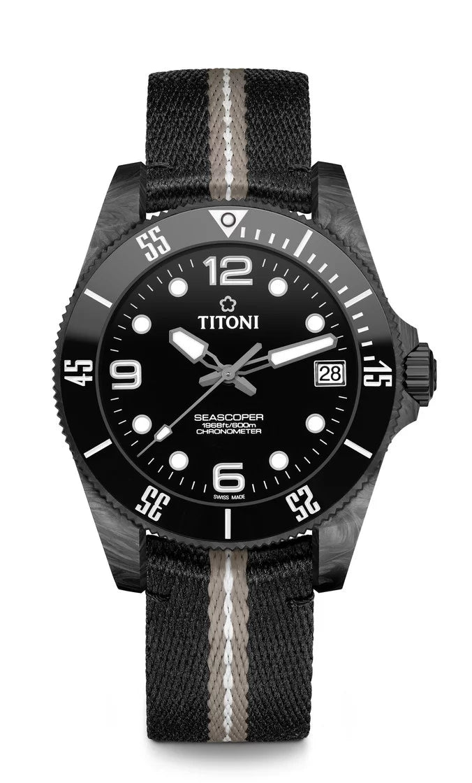 Titoni Seascoper 600 CarbonTech (42mm) 83600 CBK-T1-256