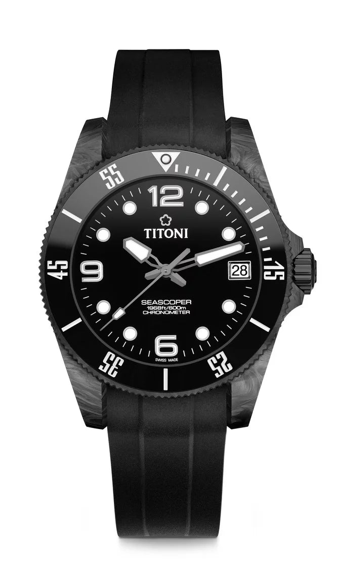 Titoni Seascoper 600 CarbonTech (42mm) 83600 C-BK-256