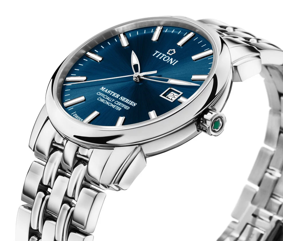 Titoni Master Series Chronometer Blue (41mm) 83188 S-661