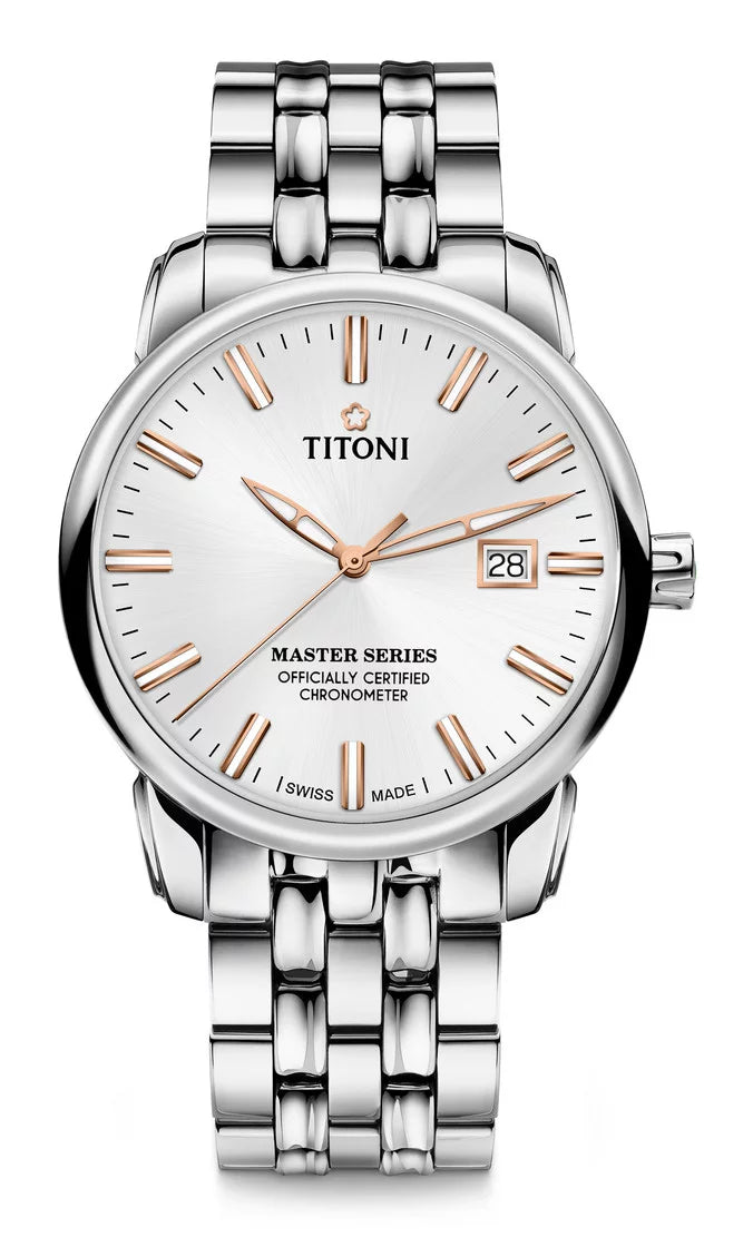 Titoni Master Series Chronometer Silver (41mm) 83188 S-575R