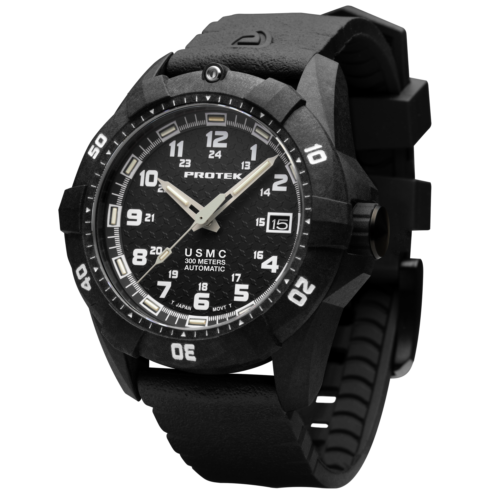 ProTek USMC Carbon Composite Automatic Dive Watch (42mm) PT1211