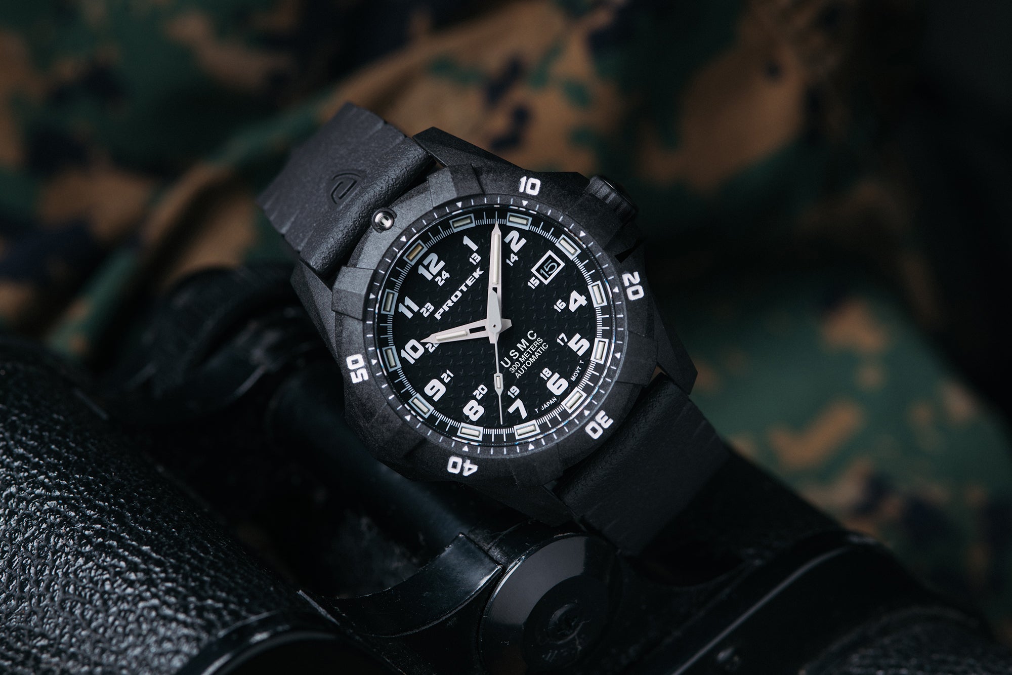 ProTek USMC Carbon Composite Automatic Dive Watch (42mm) PT1211