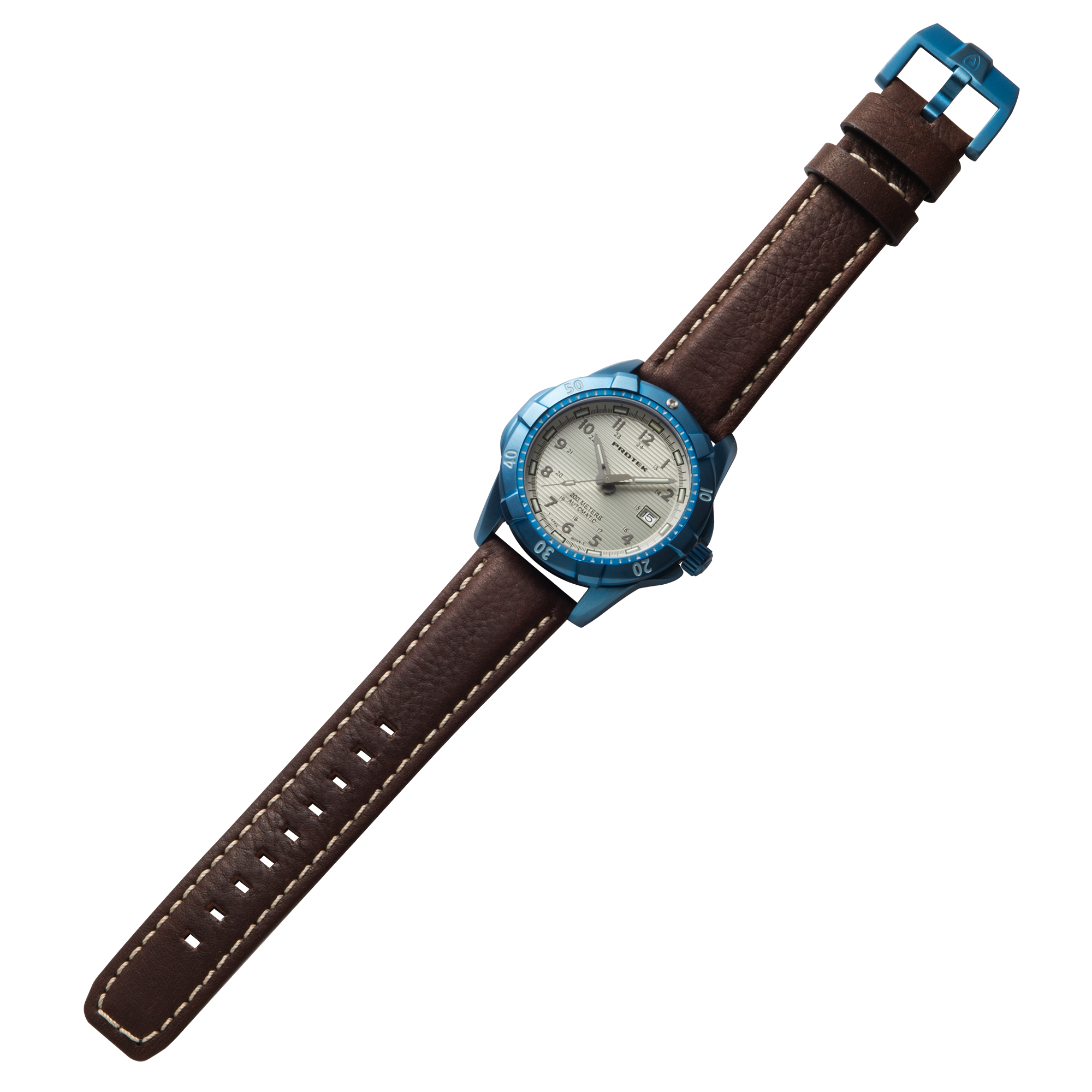 ProTek Automatic Blue Steel Dive Watch (42mm) PT2213