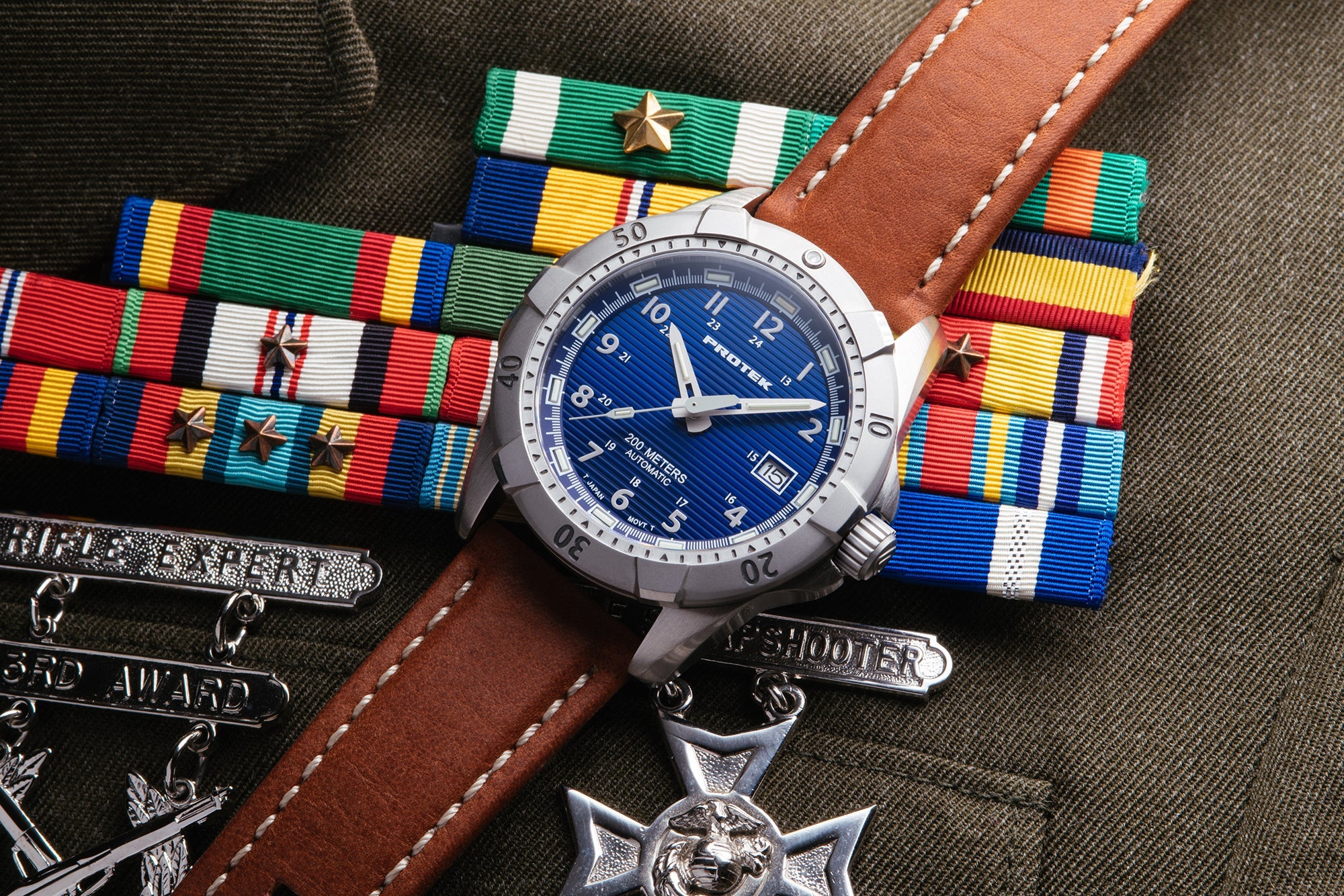 ProTek Automatic Steel Dive Watch (42mm) PT2203