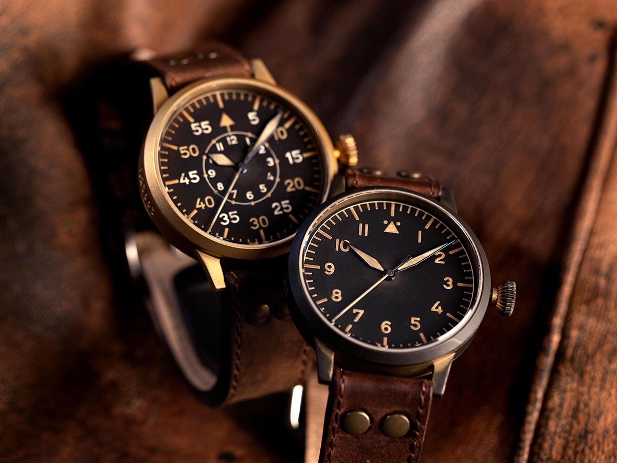Laco Pilot Watch Original Paderborn 42mm Bronze Automatic 862150