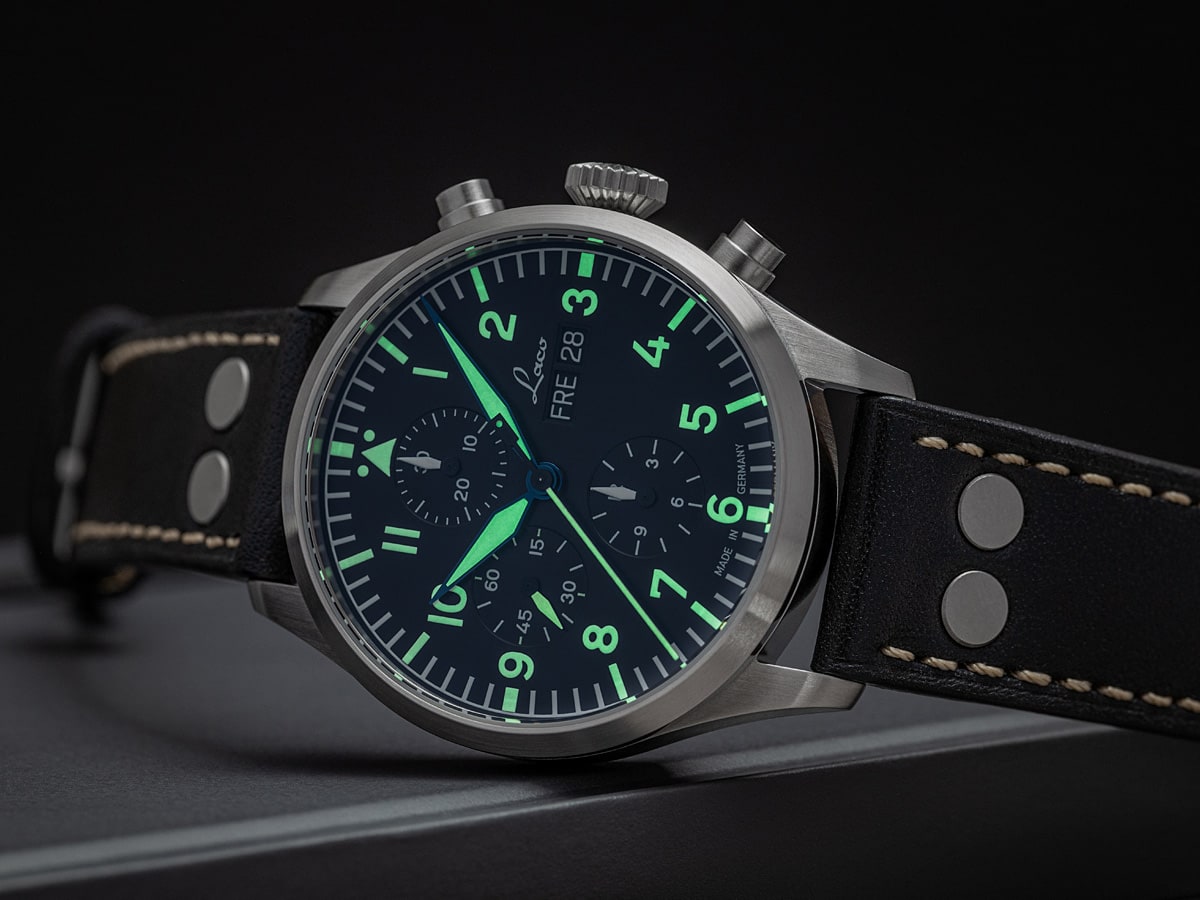 Laco Kiel.2 Schwarz Chronograph (43mm) Automatic 862148