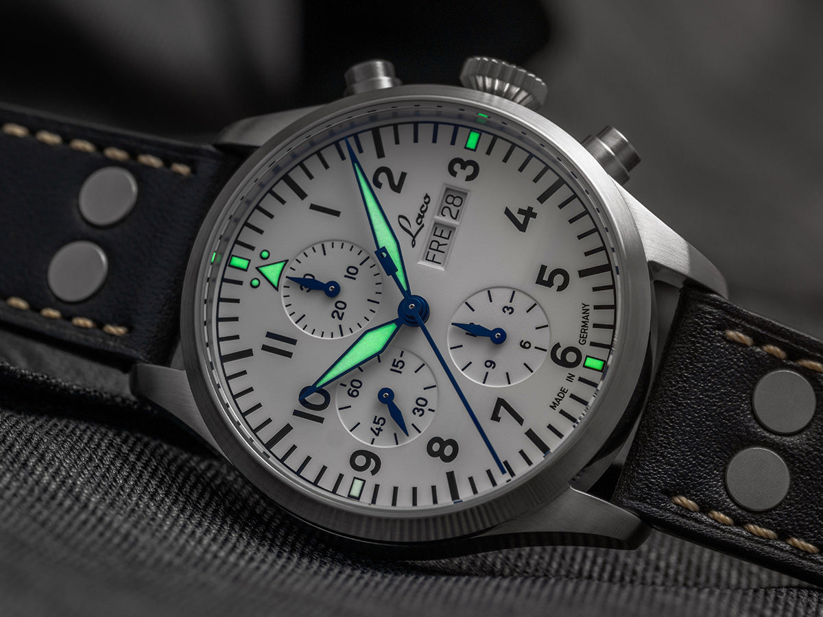 Laco Kiel.2.MB Weiss Chronograph 43mm Automatic 862153