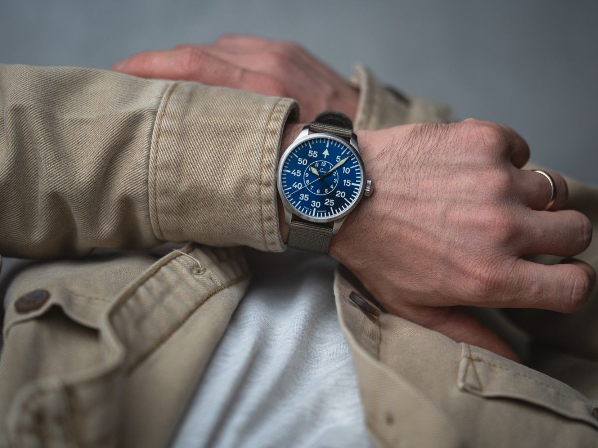 Laco Pilot Watch Aachen Blue Stunde (42mm) Automatic 862101.2
