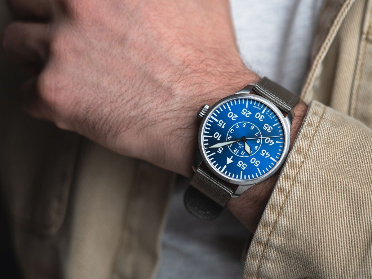 Laco Pilot Watch Aachen Blue Stunde (42mm) Automatic 862101.2