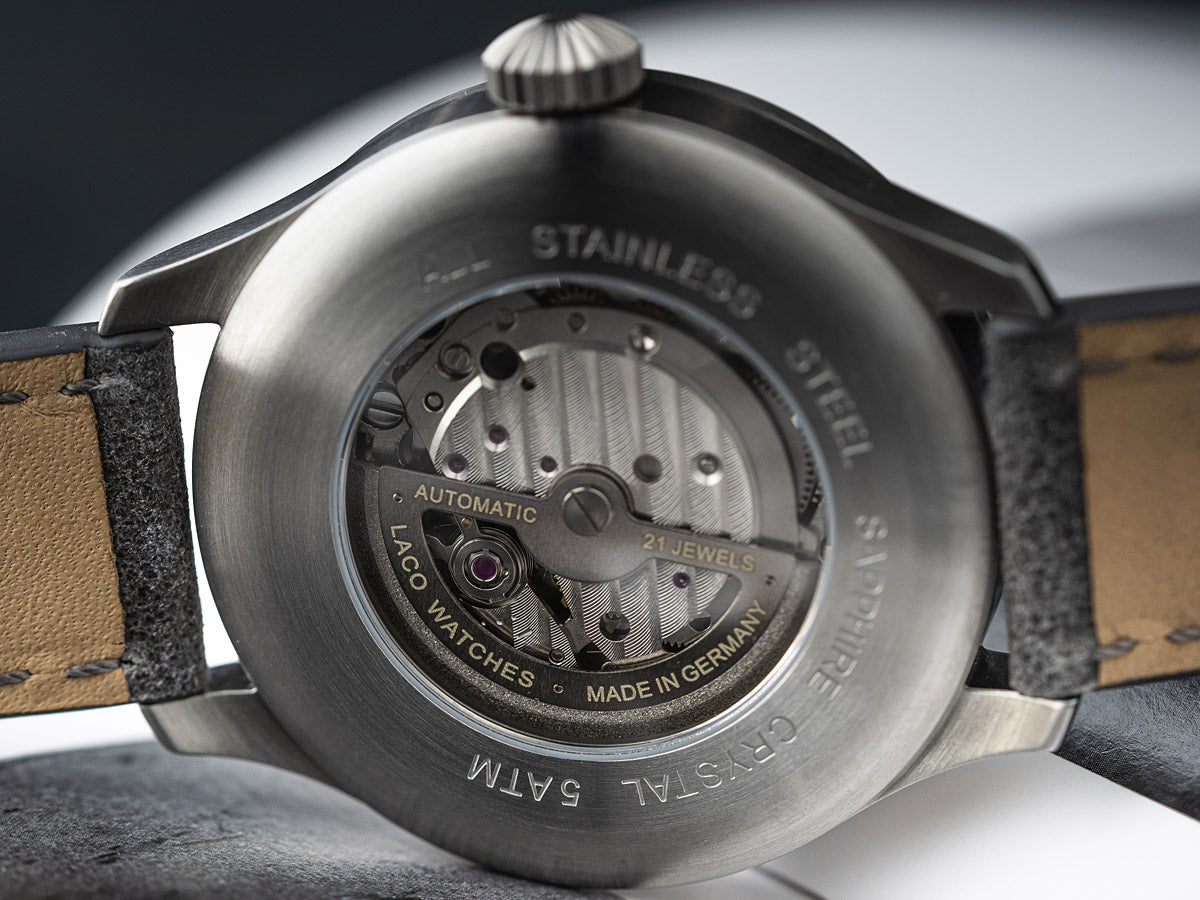 Laco Pilot Watch Grau (39mm) Automatic 862161