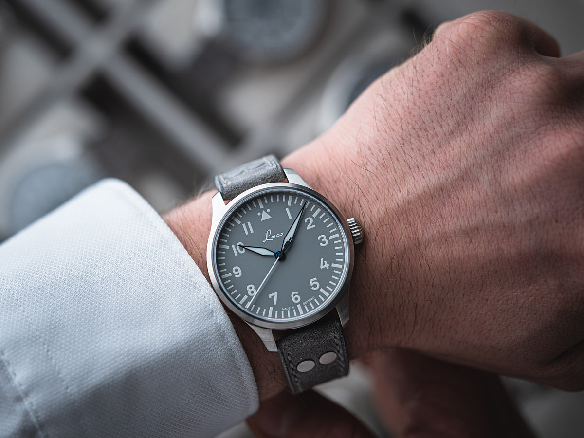 Laco Pilot Watch Grau (39mm) Automatic 862161