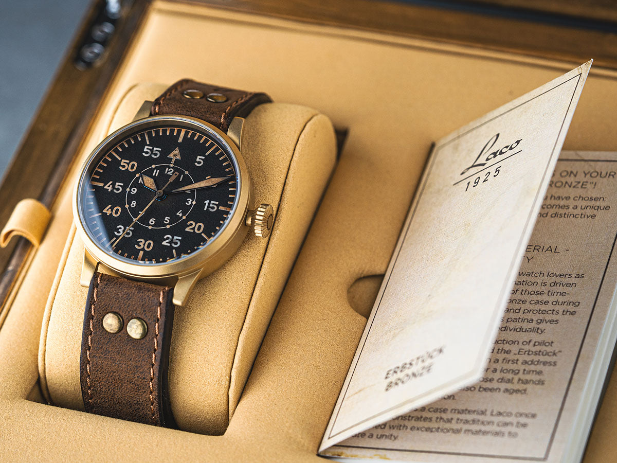Laco Pilot Watch Original Paderborn (42mm) Bronze Automatic 862150
