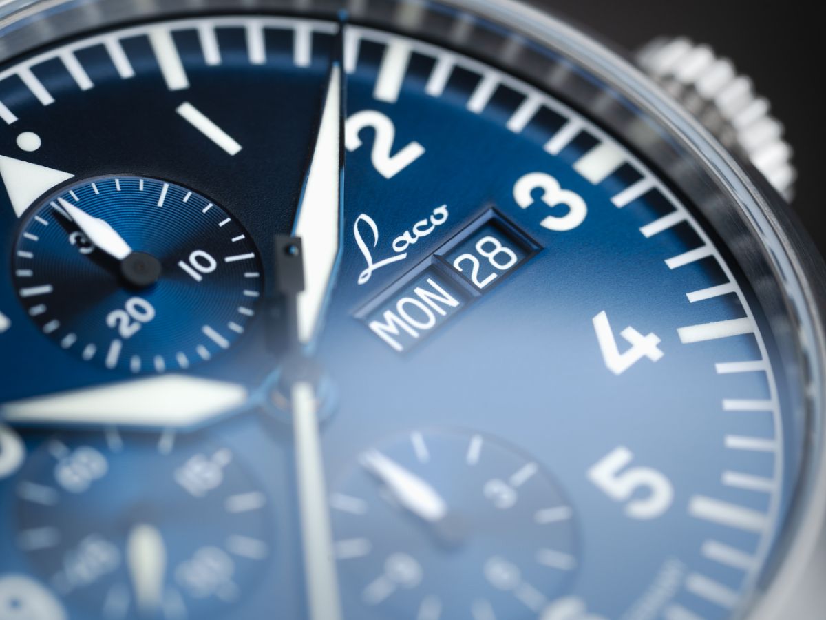 Laco Kiel.2.MB Blau Chronograph (43mm) Automatic 862186.MB