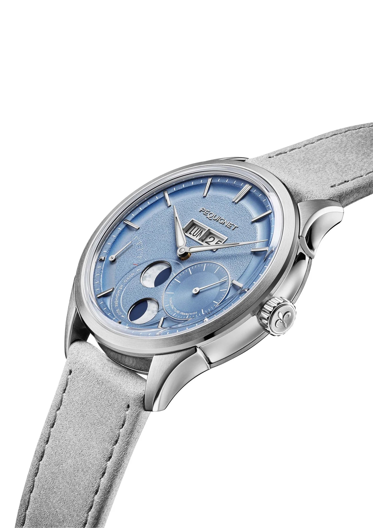 Pequignet Royale Paris Icy Blue Moon Phase (39.5mm) 9100613