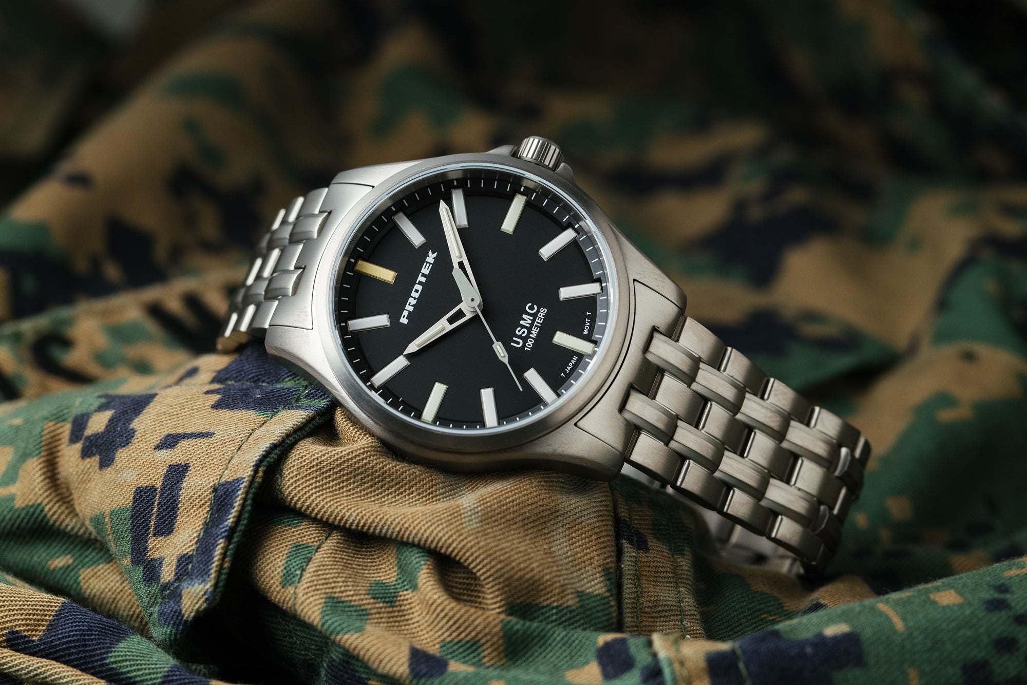 ProTek USMC Titanium Field Watch (40mm) PT3101BR