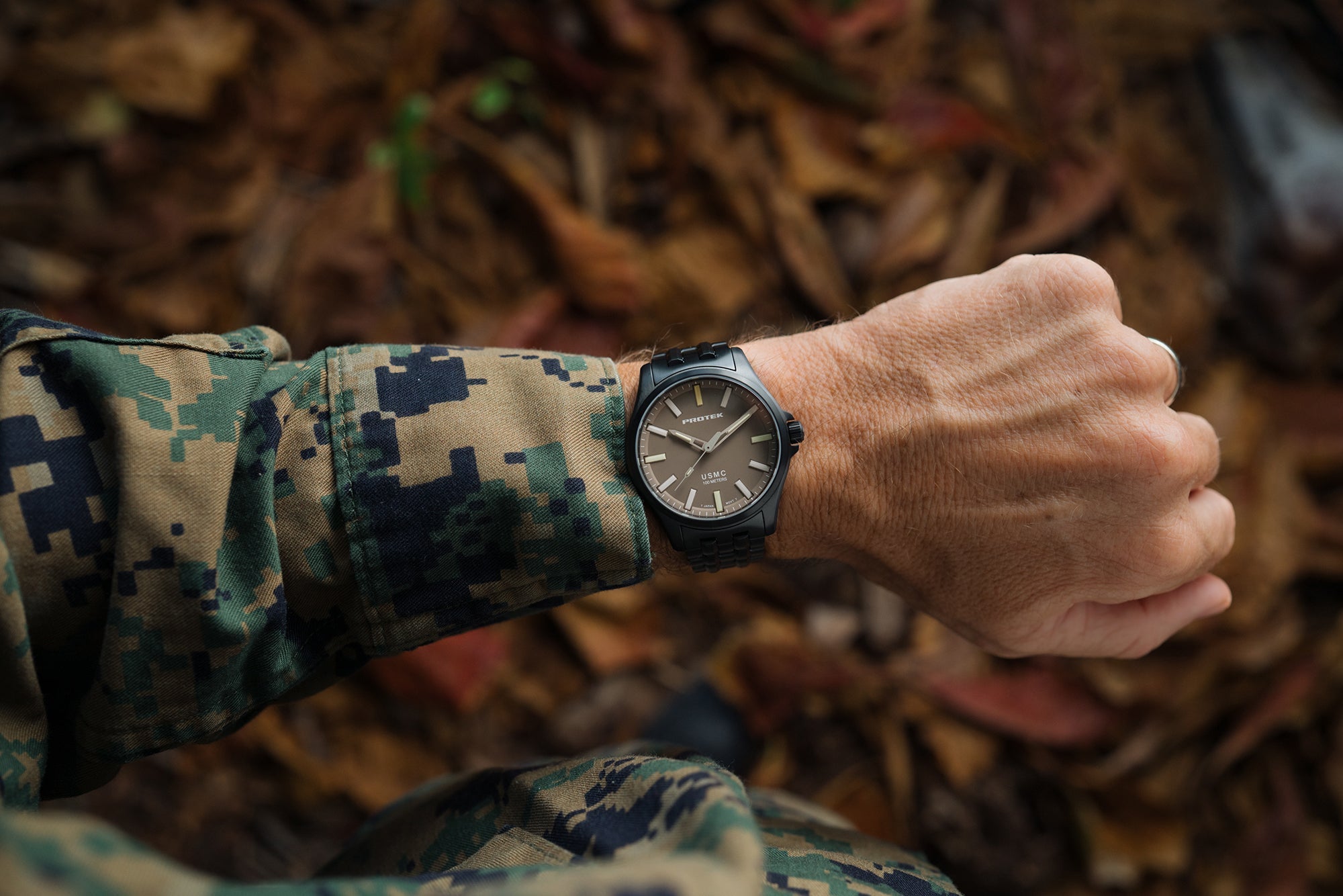 ProTek USMC Titanium Field Watch (40mm)  PT3106BR