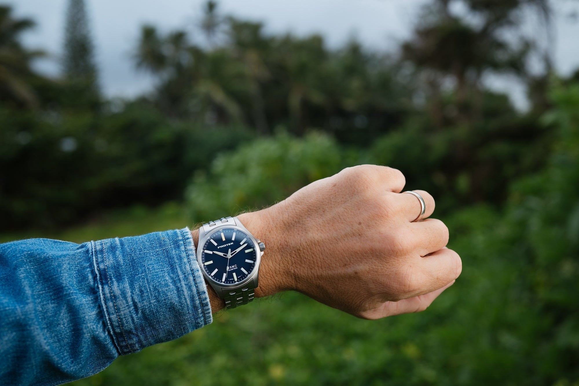 ProTek USMC Titanium Field Watch (40mm) PT3103BR