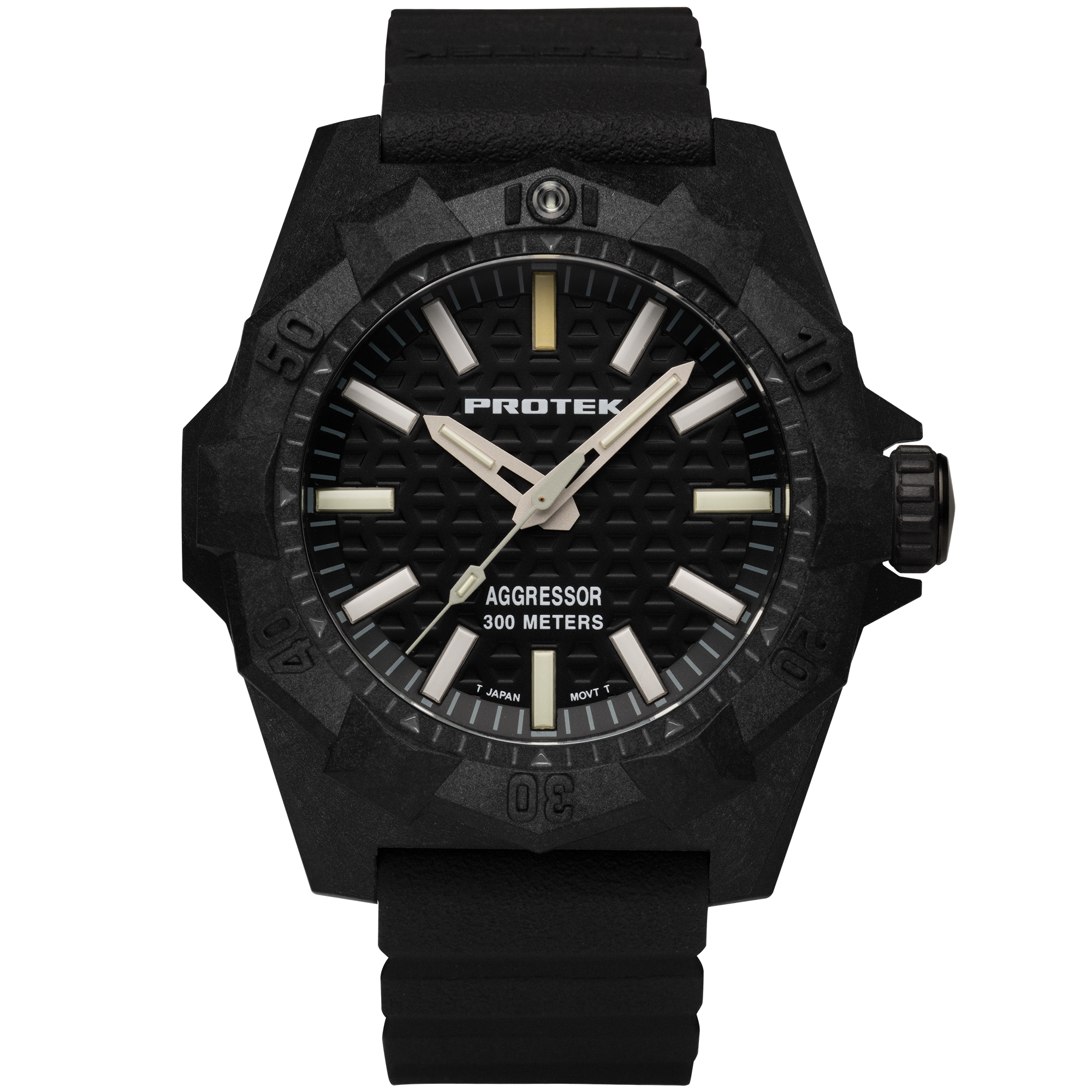 ProTek Carbon Composite Aggressor Dive Watch (45mm) PT4001