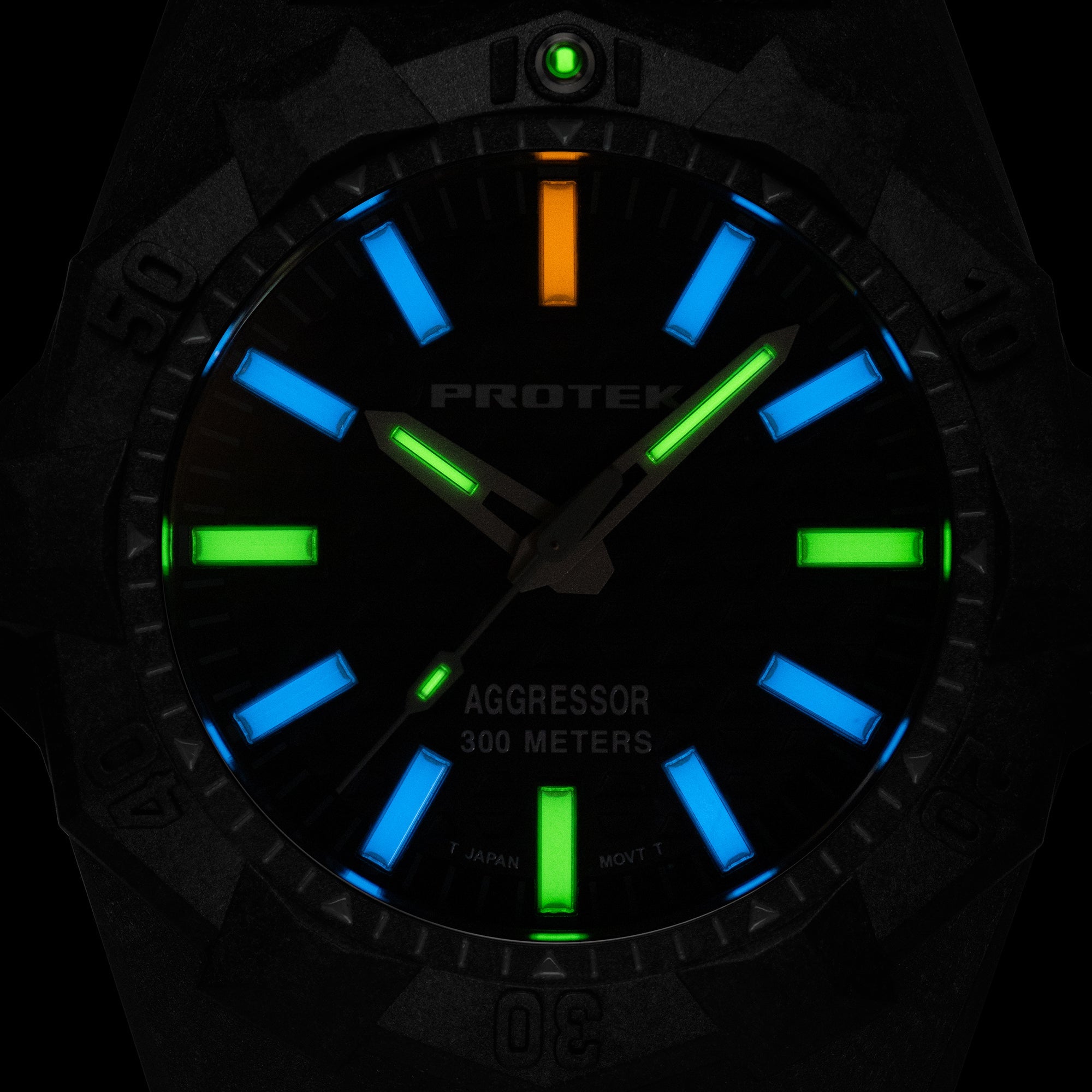 ProTek Carbon Composite Aggressor Dive Watch (45mm) PT4004