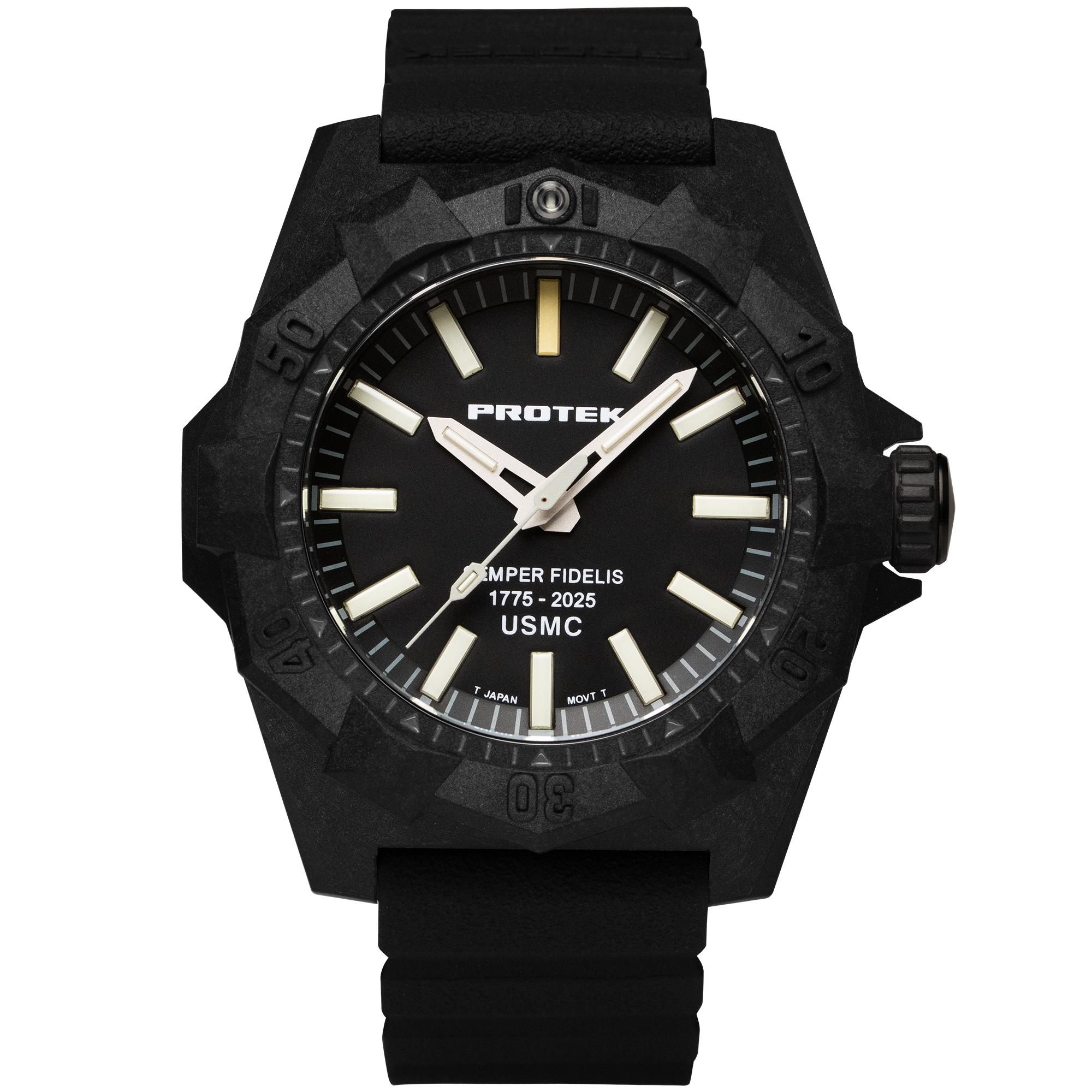ProTek USMC Carbon Dive Watch (45mm) PT4101SF