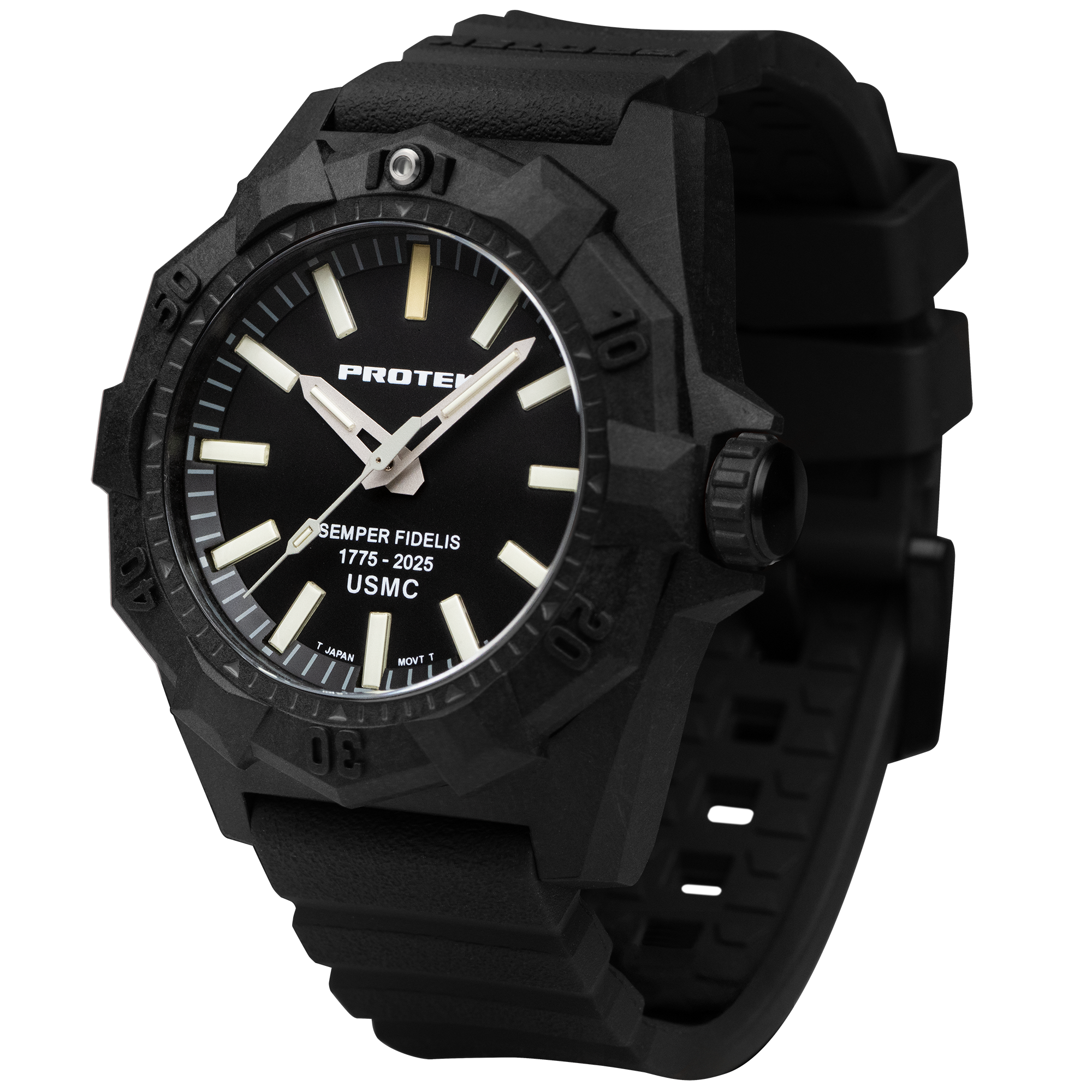 ProTek USMC Carbon Dive Watch (45mm) PT4101SF