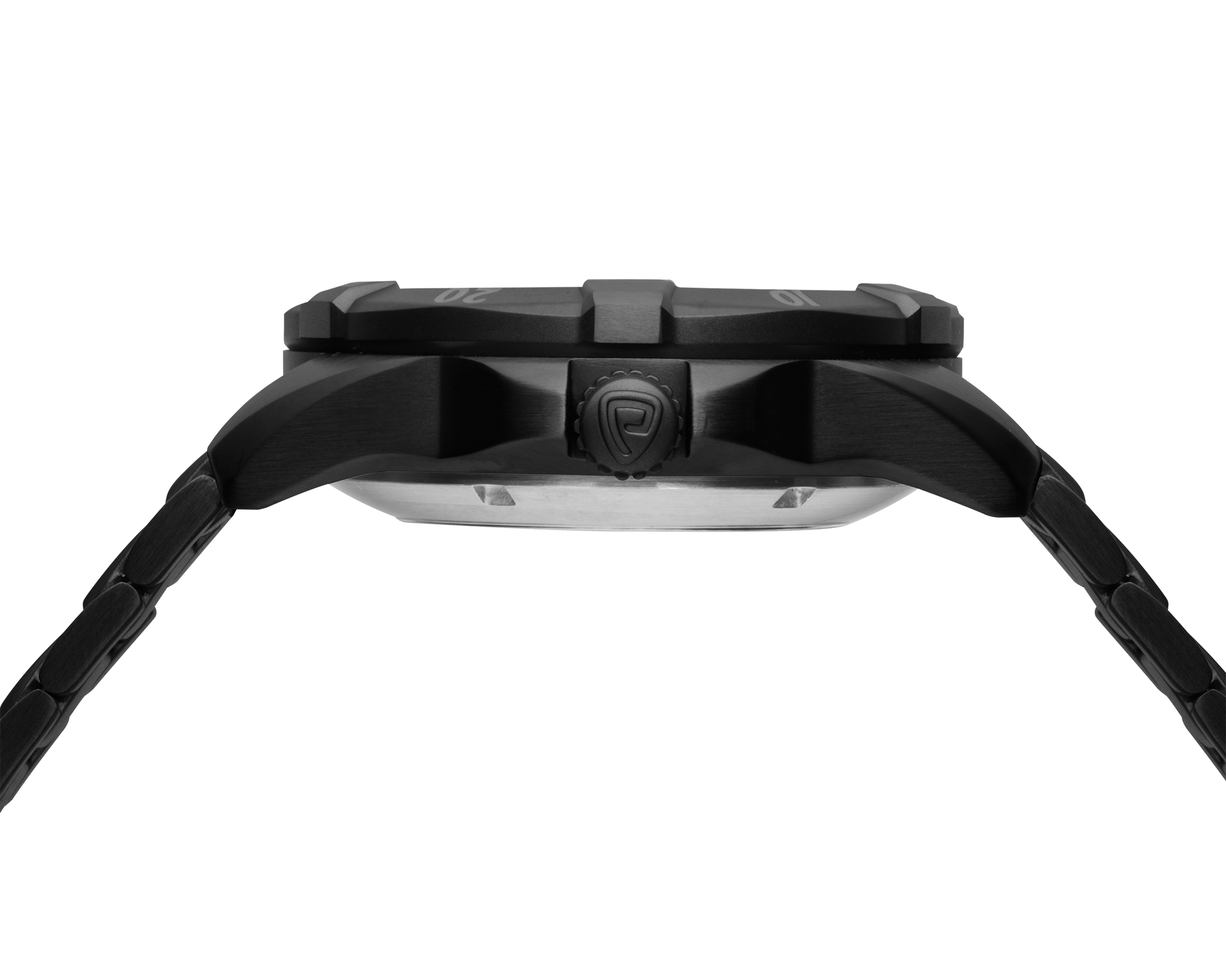 ProTek Automatic Black Steel Dive Watch (42mm)  PT2217BR