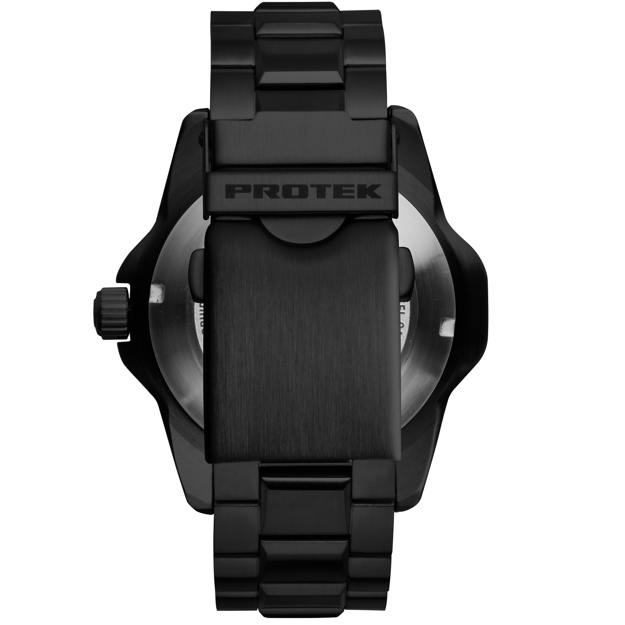 ProTek Automatic Black Steel Dive Watch (42mm) PT2202BR