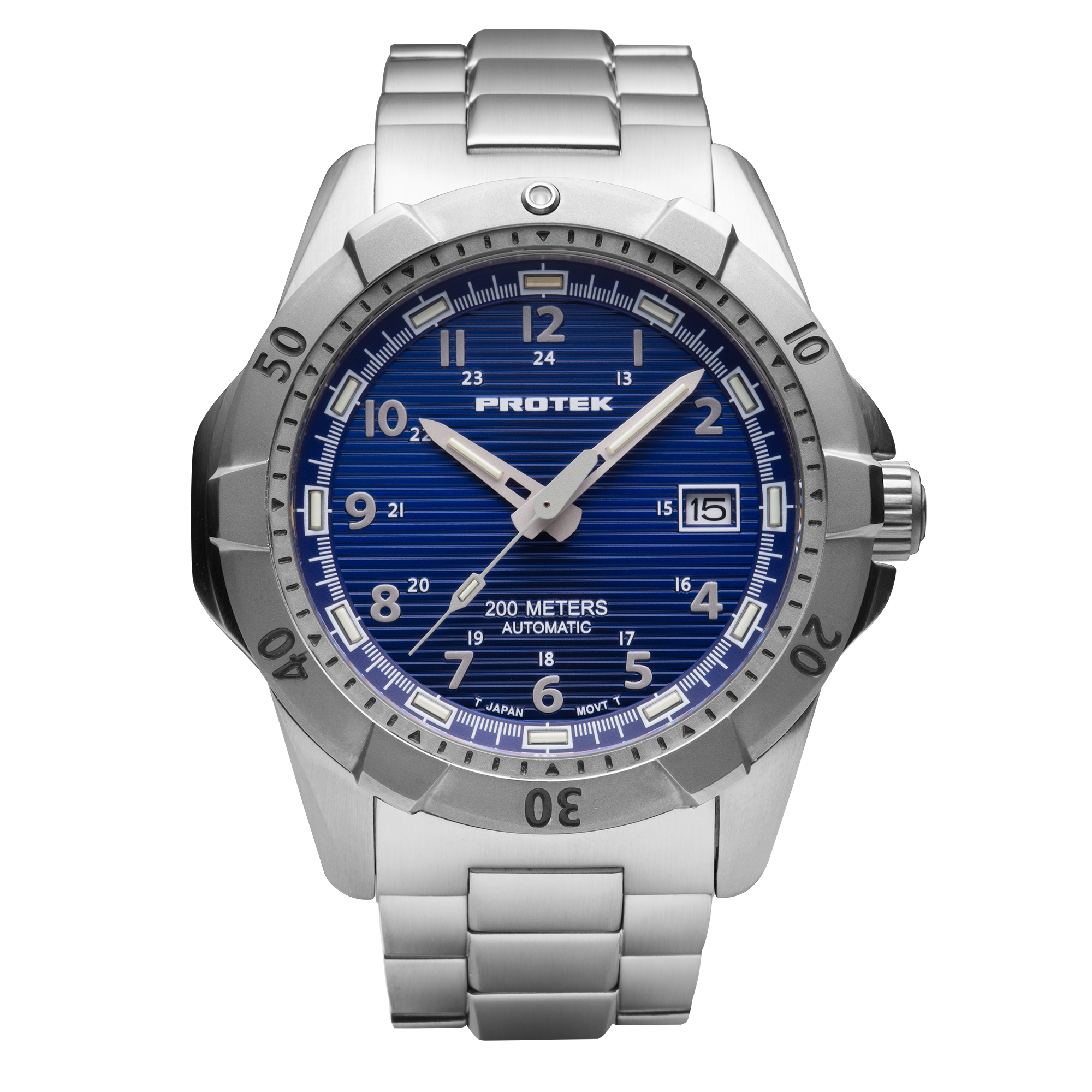 ProTek Automatic Steel Dive Watch (42mm) PT2203BR