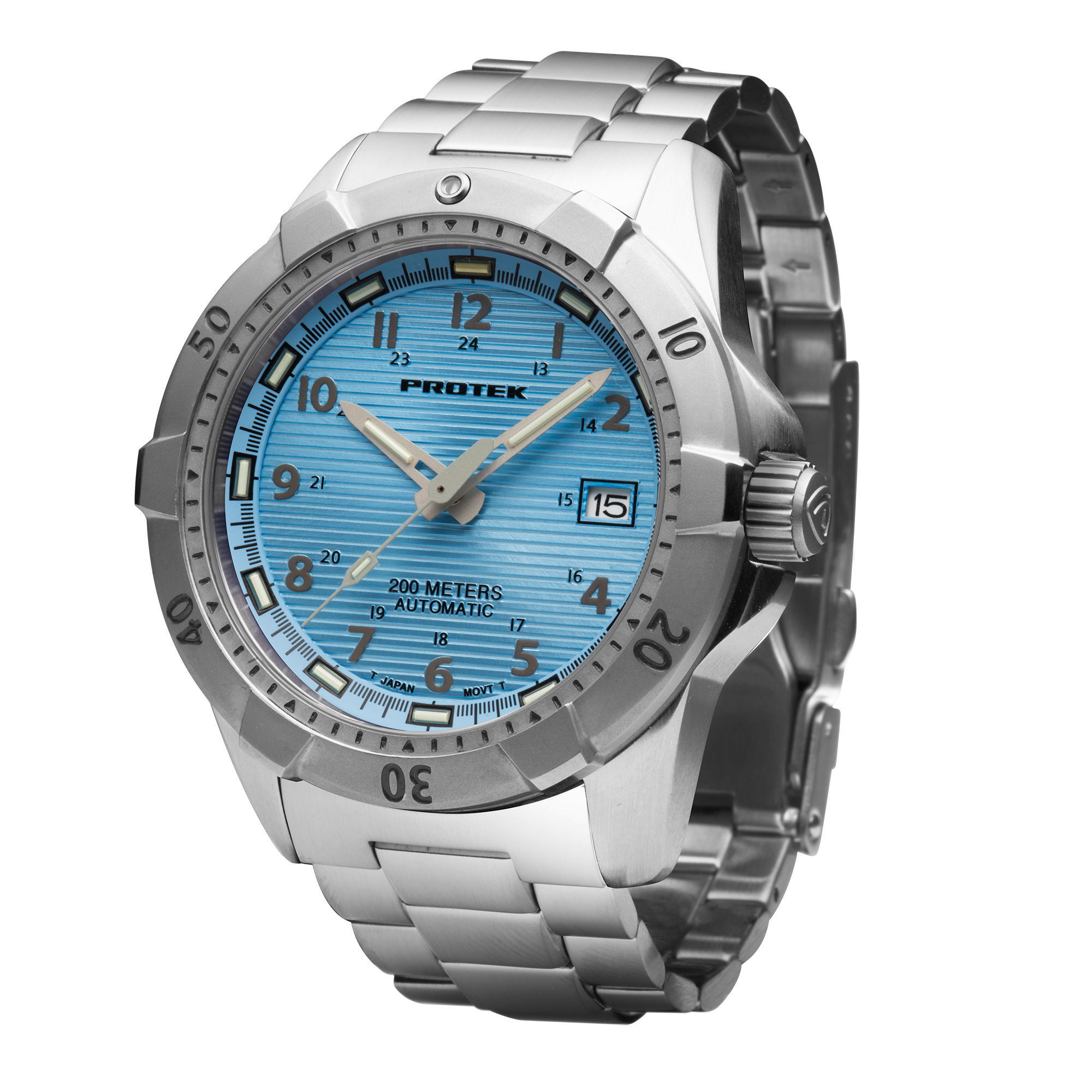 ProTek Automatic Steel Dive Watch (42mm)  PT2207BR