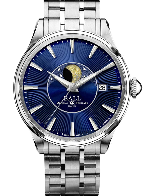 BALL Trainmaster Moon Phase NM3082D-SJ-BE